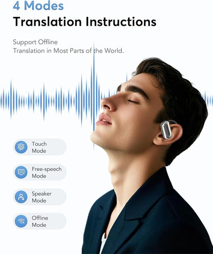 🔊 AI Smart Gadgetly Translator Earbuds